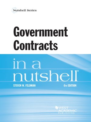 cover image of Government Contracts in a Nutshell
